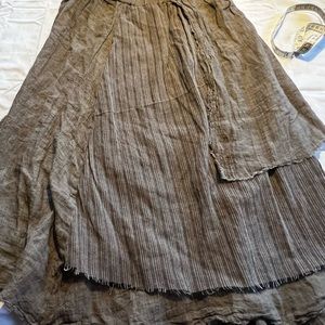NFYM 100%linen skirt